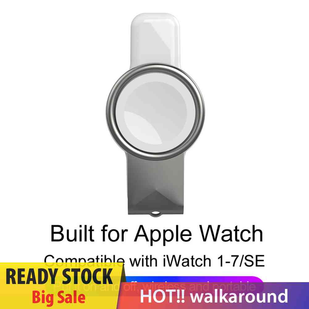 Đế Sạc Từ Tính Không Dây 2 Trong 1 Cho Đồng Hồ Thông Minh Apple Watch 2 / 3 / 4 / 5 / 6 / 7 / SE
