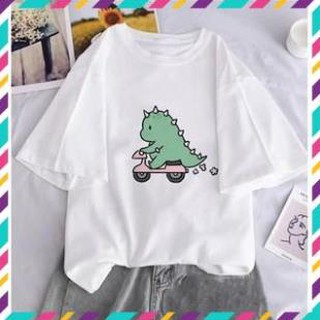 RẺ VÔ ĐỊCH- ÁO PHÔNG NAM NỮ IN HÌNH KHỦNG LONG CUTE HOT