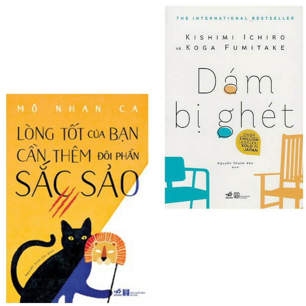 Sách- Combo Lòng tốt của bạn cần thêm đôi phân sắc sảo + Dám bị ghét