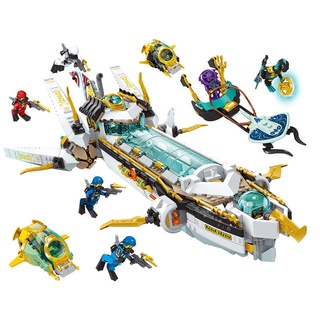 (CÓ SẴN) đồ chơi Lắp ráp ninjago 90022 Chiến Hạm Dũng Mãnh Hydro Bounty