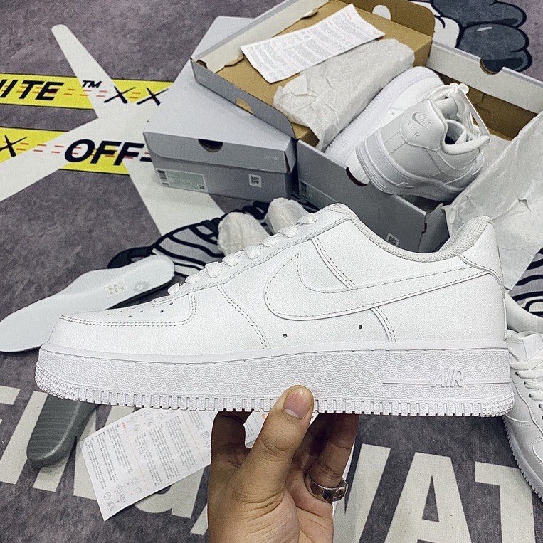 Giày 𝐍𝐈𝐊𝐄 AF1 Thể Thao Nam Nữ Đẹp Màu Trắng ,Giày Sneaker Air force 1 Trắng HotTrends
