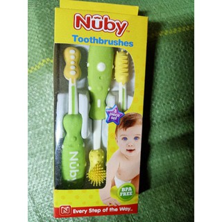 bộ bàn chải đánh răng bé NuBy