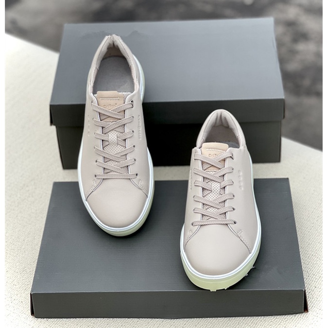 ECCO Giày Thể Thao Chơi golf Chất Liệu Da Thời Trang Cho Nam