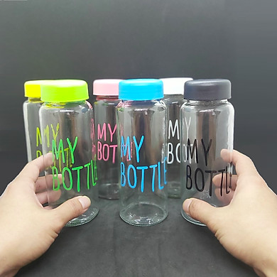 Bình đựng nước MY BOTTLE - Bình nước nhựa nhỏ gọn, tiện dụng,  an toàn, đa năng 500ml (Giao màu ngẫu nhiên)