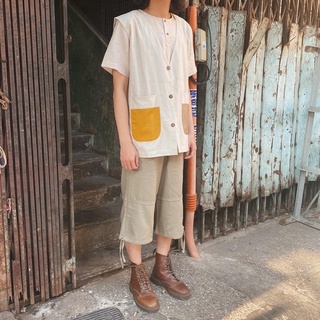 75s - LUCULOTTES quần linen lửng