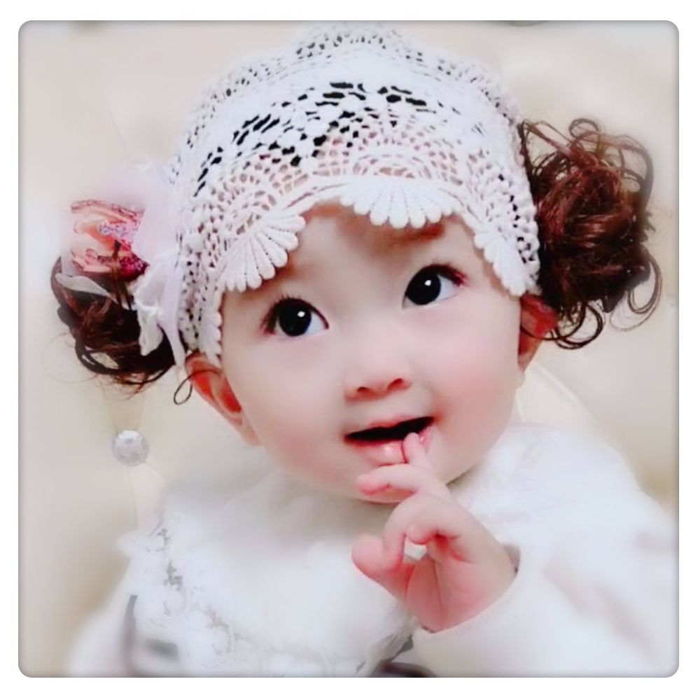 Korean Style Baby Hair Band Headdress Flower Baby Girl Child Hair Accessories Princess Headdress Wig Bangs Curly Hair Photography Free Shipping