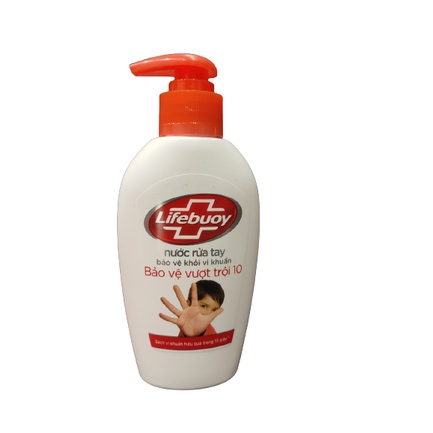 Nước rữa tay Lifebuoy diệt khuẩn, bảo vệ da tay 177ml | BigBuy360 - bigbuy360.vn