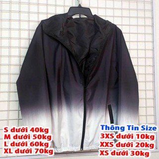 Áo khoác dù nam nữ loang màu cá tính giá rẻ cực hot