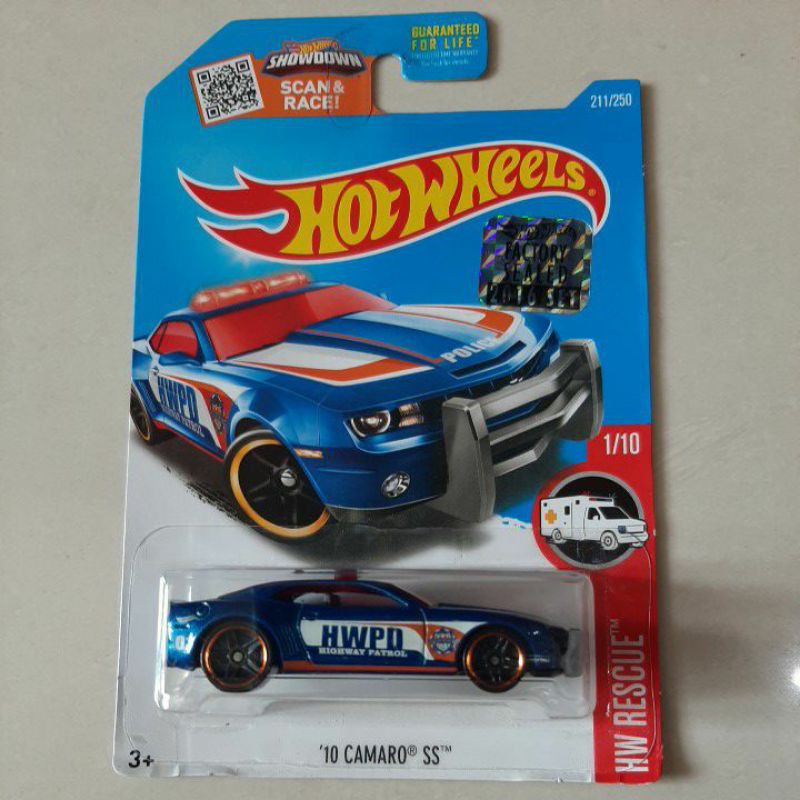 Hot Wheels Bộ 10 Mô Hình Xe Hơi Camaro Ss Factory 2016 Chất Lượng Cao