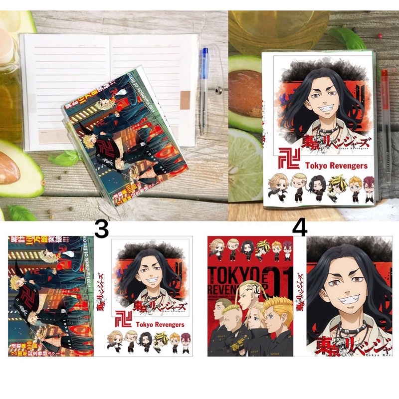 sổ tay vibulkij comic tokyo revengers tặng kèm bút/ sổ viết anime tokyo revengers