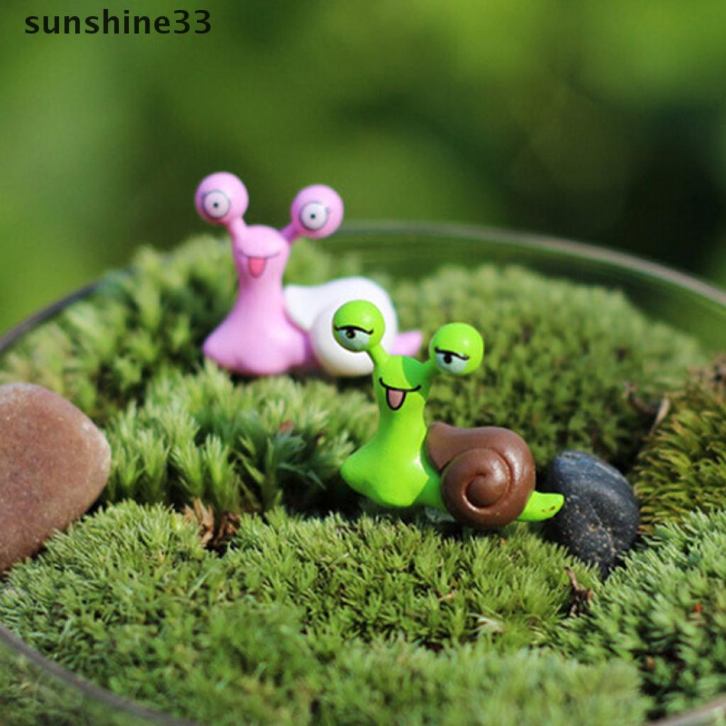 Đồ trang trí Ốc Sên Mini Bằng Nhựa Resin Trang Trí Tiểu Cảnh / Nhà Búp Bê DIY