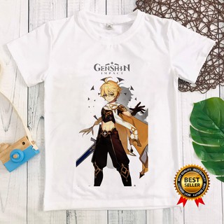 SALE- Áo phông Traveler / Outlander - Genshin Impact - mẫu áo game chất