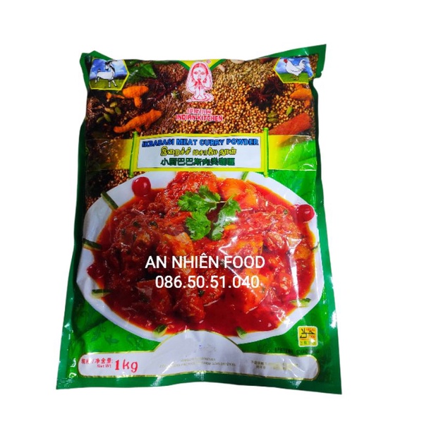 Bột Cà Ri Thịt Ấn Độ Túi 1KG Indian Meat Curry Powder