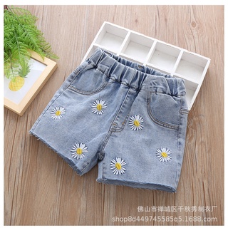 Quần Short Jeans Cho Bé Gái