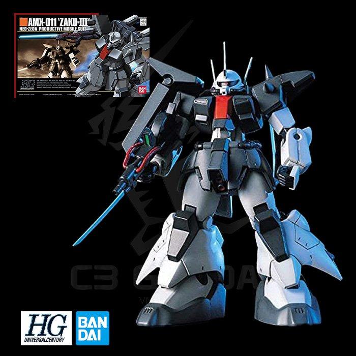 MÔ HÌNH HG 014 1/144 AMX-011 ZAKU III HGUC ĐỒ CHƠI LẮP RÁP GUNDAM GUNPLA CHÍNH HÃNG NHẬT BẢN
