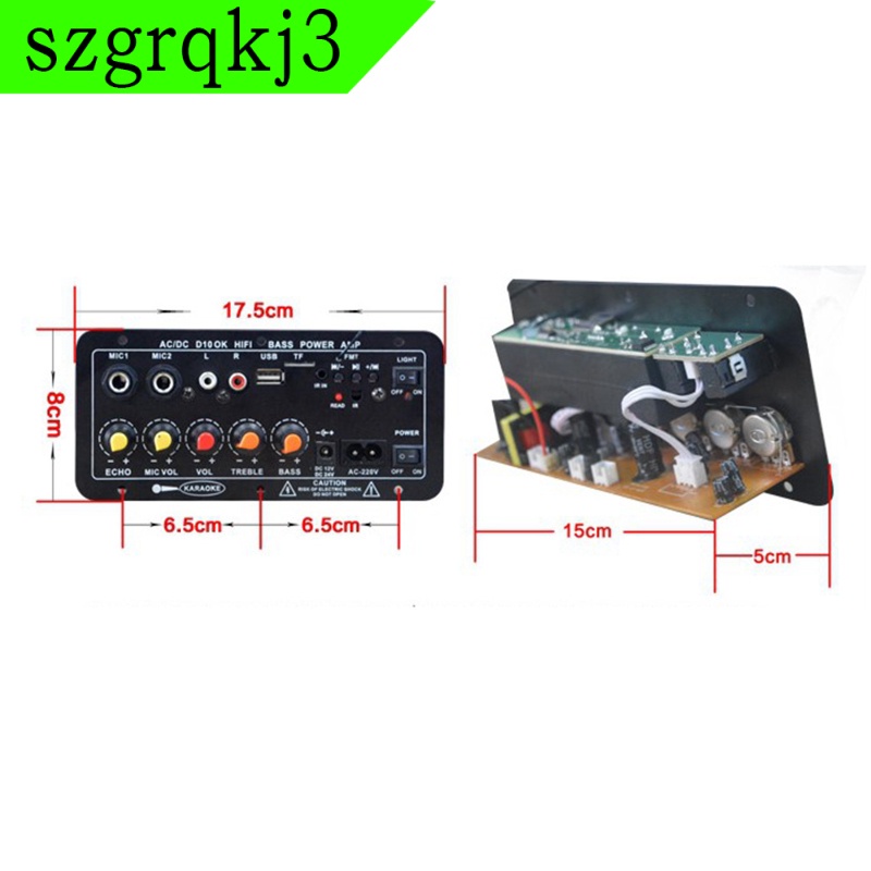 Mô Đun Khuếch Đại Âm Thanh Mono AMP Bluetooth 4.2 30-120W 220V / 12V / 24V Chuyên Dụng Cho Xe Hơi szgrqkj3