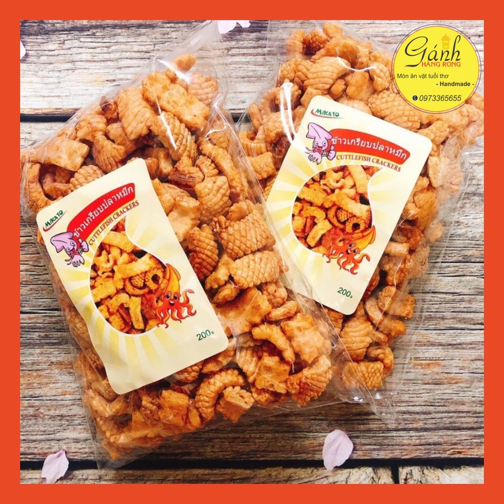 Snack Mực Thái Lan - Bim Bim Mực Thái Lan 200gram