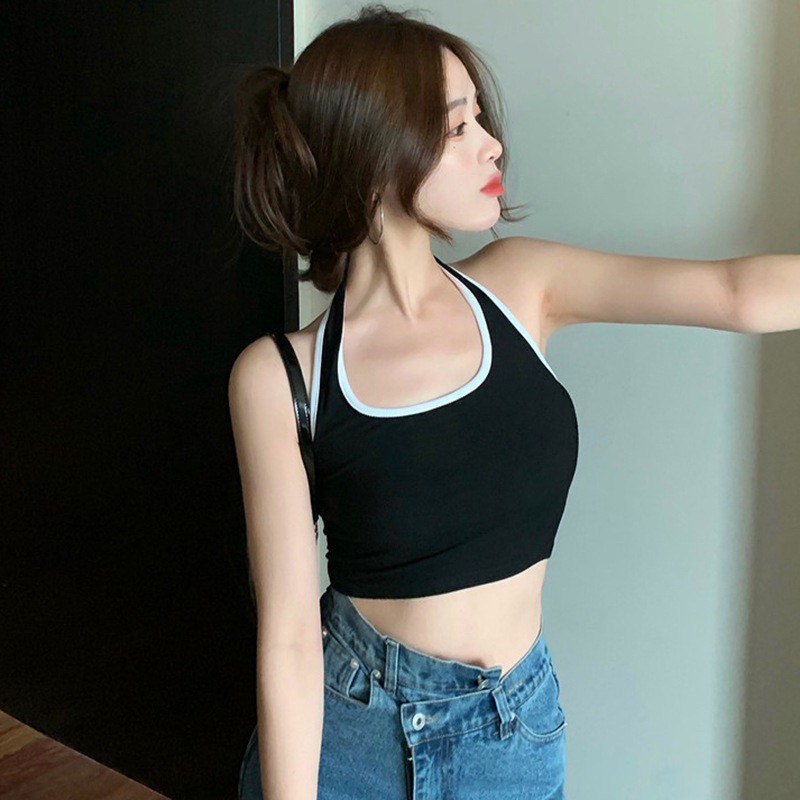 Áo Tank Top Màu Sắc Đơn Giản Quyến Rũ Cho Nữ