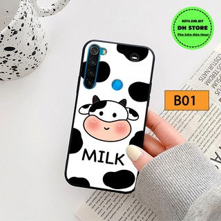 Ốp lưng Realme C3 / Realme C3i / Realme 5 / Realme 5 Pro - Ốp lưng điện thoại Realme cao cấp in hình BÒ SỮA ngộ nghĩnh.