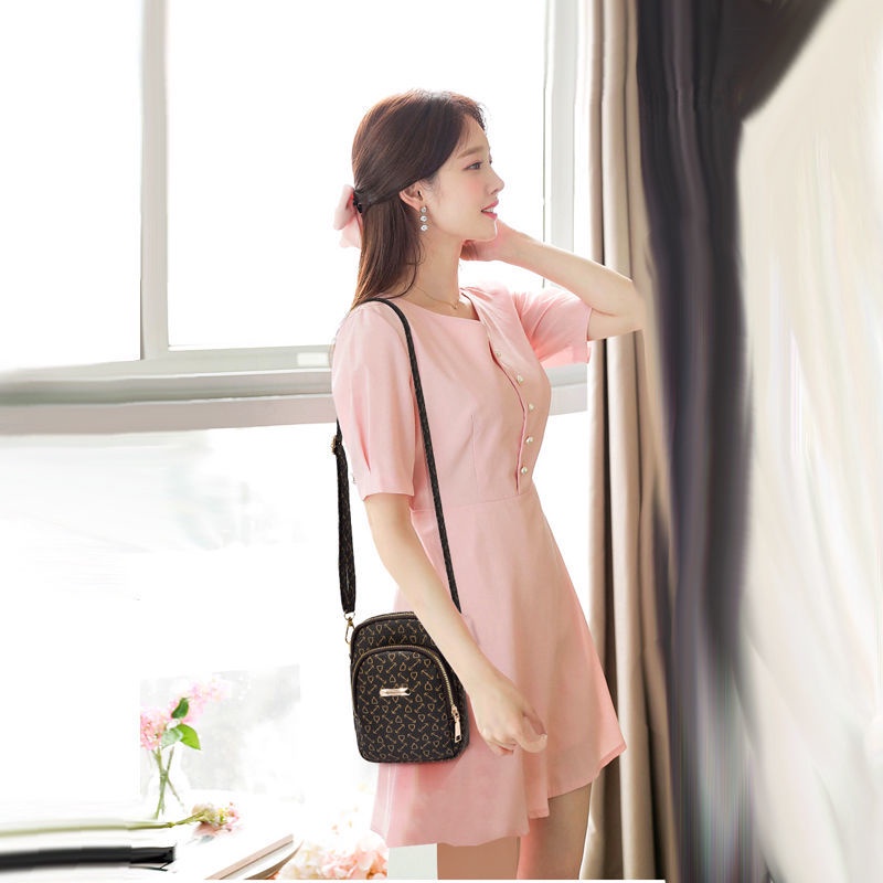 Túi messenger nhỏ đeo vai nữ thời trang mới cổ điển đơn giản