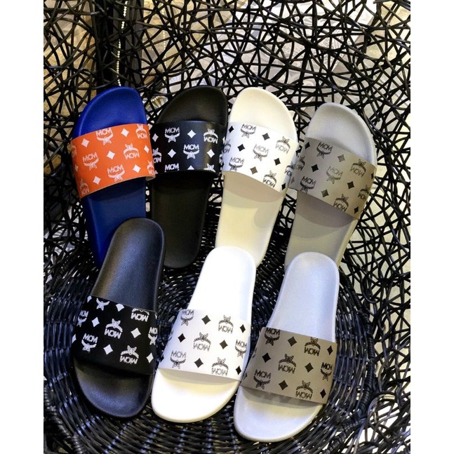 Dép quai ngang nam thời trang cao cấp Full box MCM