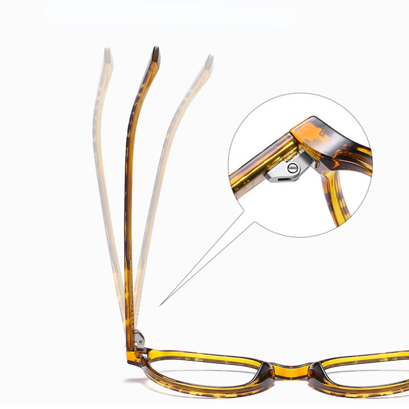 Mắt Kính Gọng Oval Kim Loại Chống Ánh Sáng Xanh Thời Trang Hàn Quốc