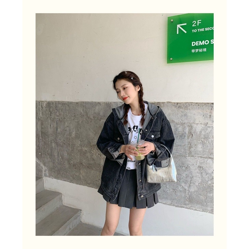 Túi Xách Da PU Bóng Thiết Kế Phong Cách Hàn Quốc Thời Trang Cho Nữ