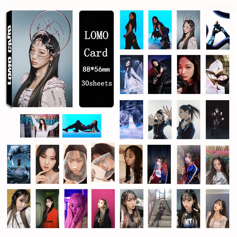 Hộp 30 Tấm Thẻ Ảnh LOMO 2021 Savage Nhóm Nhạc aespa