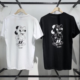 [Mã FATHANG5 giảm 10K đơn 50K] Áo phông tay lỡ unisex áo thun nam nữ form rộng Mickey P-048