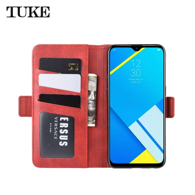 （39）TUKE Flip PU Leather Phone Case For Iphone 7 8 Plus 5.8''6.1"6.5"2019 XR XS Max Wallet Card Slot TPU Phone Cover | BigBuy360 - bigbuy360.vn