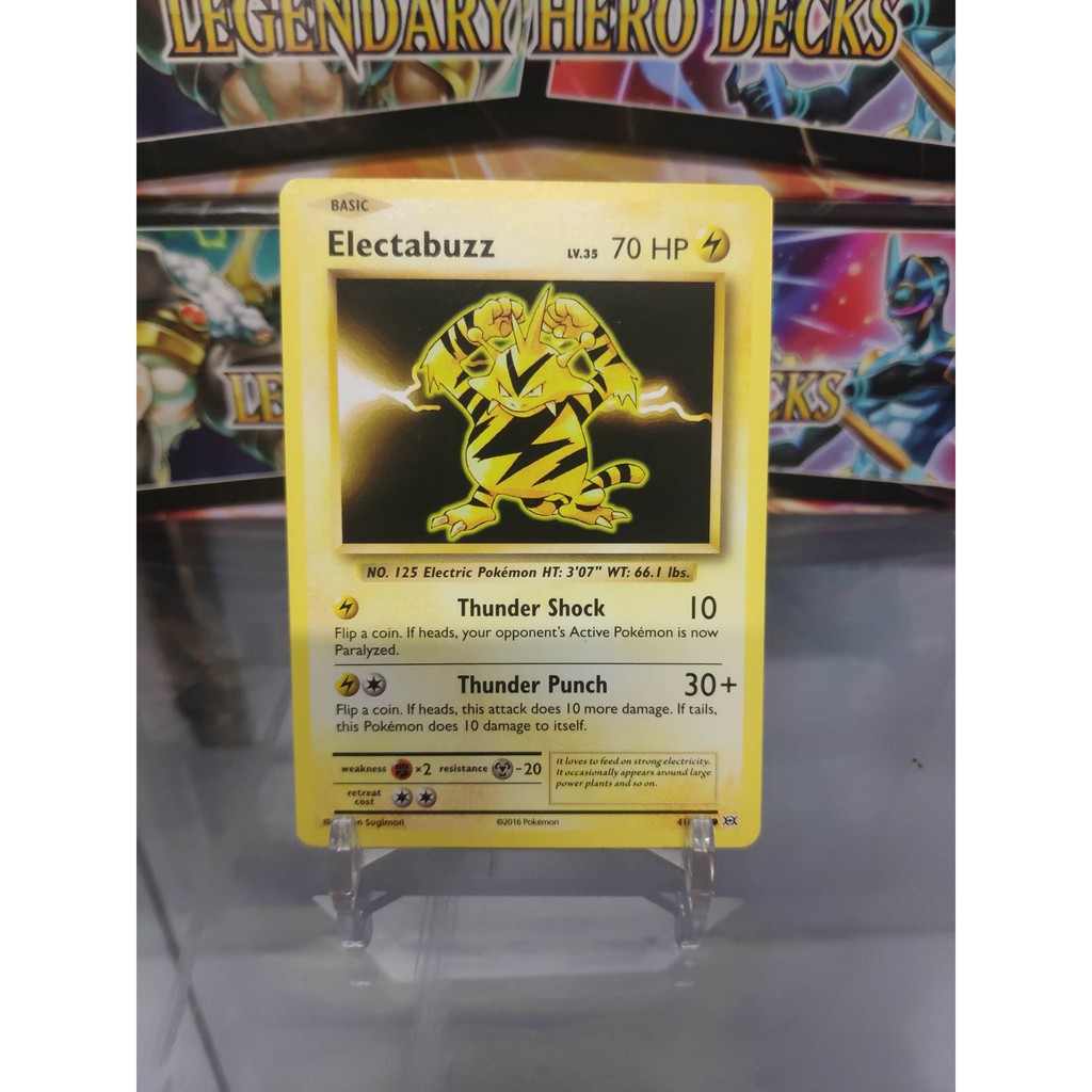 [ Dưa Hấu Yugioh ] Lá bài thẻ bài Pokemon Electabuzz