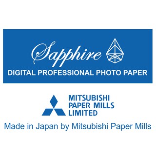 Giấy in ảnh Sapphire A4 Mitsubishi Japan chính hãng một mặt 1 tập 20 tờ
