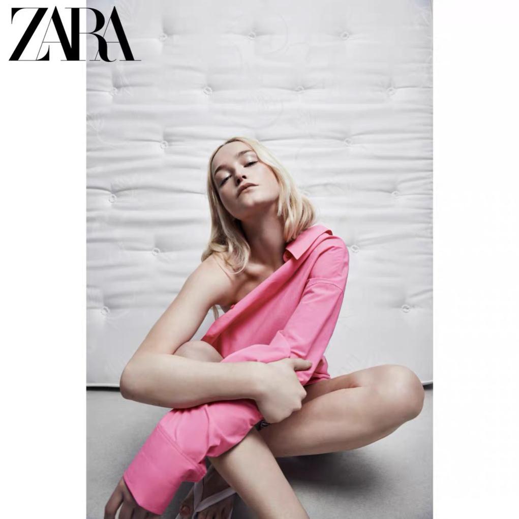 Made in Morocco - Áo Zara Sơ Mi Cotton trơn nhiều màu cực xinh AT10SMY39N10