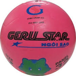 BÓNG ĐÁ GERU CAO SU SỐ 2 tặng băng keo DÁN bảo vệ, kim lưới