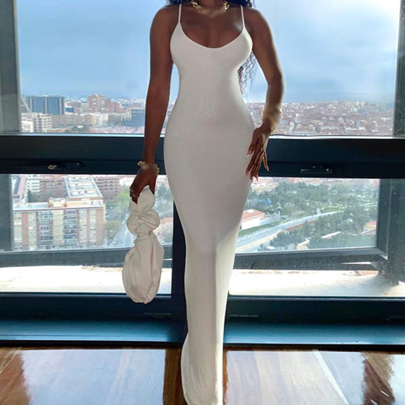 Đầm Dây Mảnh Sát Nách Ôm Dáng Gợi Cảm Cho Nữ