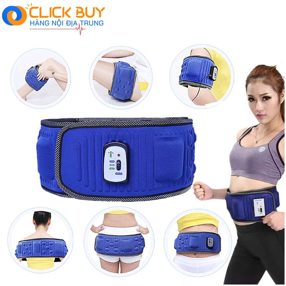 Đai Massage Giảm Mỡ Bụng X5 Hàn Quốc Mẫu Mới 2021 - Máy Mát Xa Tập Cơ Bụng  Chính Hãng Slim Super | Shopee Việt Nam