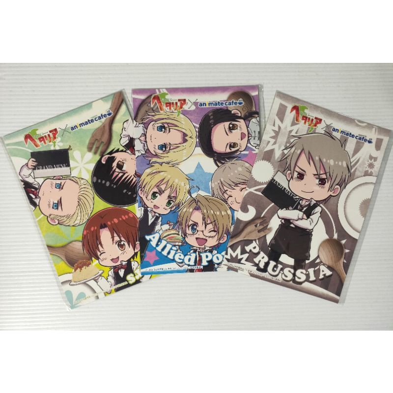 Bưu thiếp Hetalia: World Series x Animate Cafe