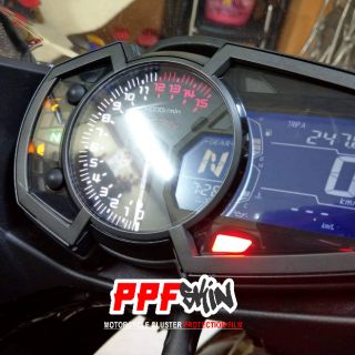 PPF Kawasaki Ninja_400_650,  Versys 300...UPPF dán bảo vệ mặt đồng hồ xe , xước tự phục hồi vết xước dâm , www.uppf.com
