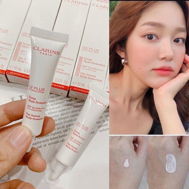 Kem chống nắng Clarins  UV Plus SPF50- PA+++ UVA-UVB 3ml/10ml
