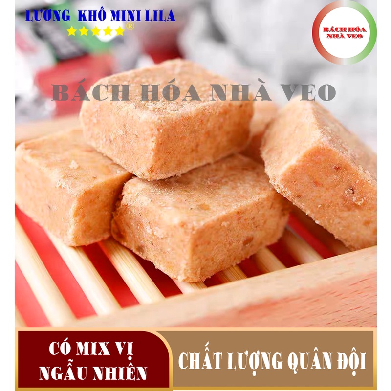 Lương Khô Mini LiLa, Bánh Lương Khô Nhỏ Dinh Dưỡng Cao, Tự Chọn Vị, Hàng Chính Hãng - Date Mới