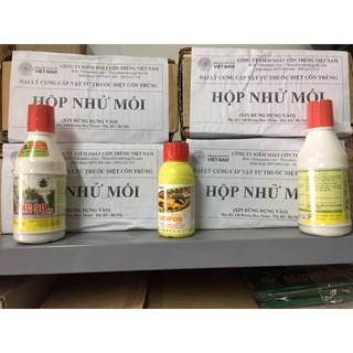  Bộ sản phẩm Thuốc diệt mối tận gốc - 4 Hộp nhử mối - 2 PMC 90 - 1 -Lenfos 50EC