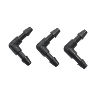 100 Chiếc Thẳng, T, Khuỷu Tay Thép Gai Đầu Nối Nhanh Cho Ống 3 / 5 Mm Lắp