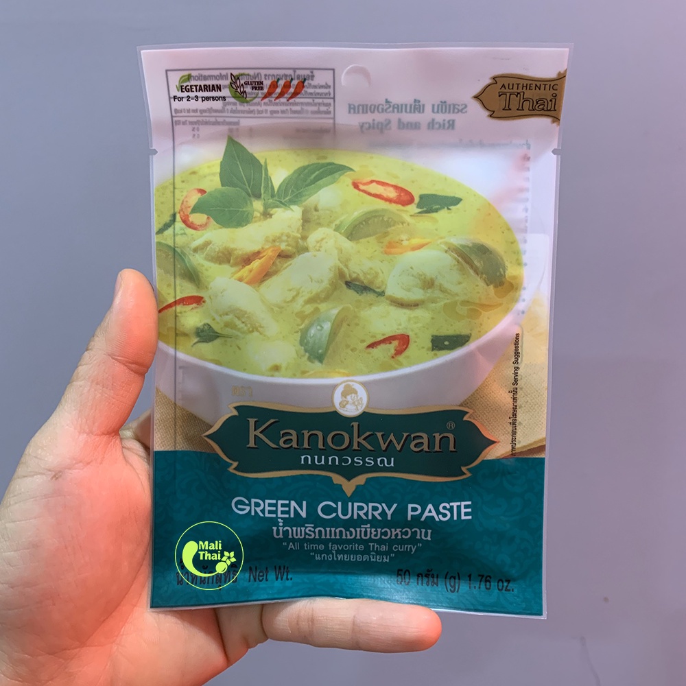 Cà ri xanh - kaeng khiao wa - Kanokwan 50g Thailand