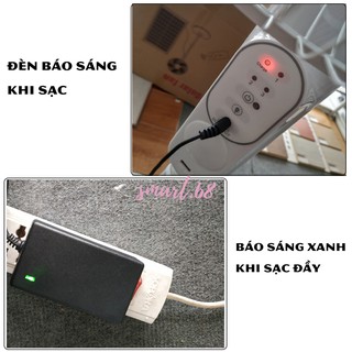 Quạt Tích Điện Năng Lượng Mặt Trời Solar Fan Siêu Mát, Tiết Kiệm Điện - Quạt Năng Lượng Mặt Trời Pin 18000mAh chống chai