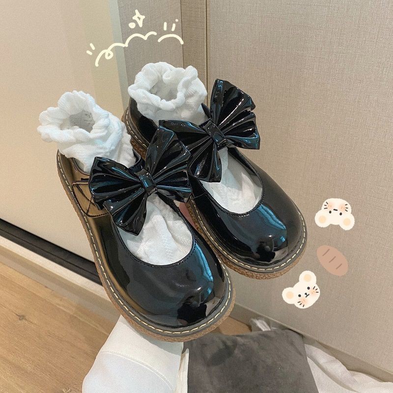 Giày Mũi Tròn Đế Mềm Phong Cách Harajuku Cho Nữ | BigBuy360 - bigbuy360.vn