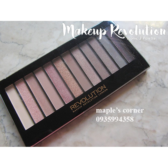 bảng mắt Makeup revolution iconic 2 -3