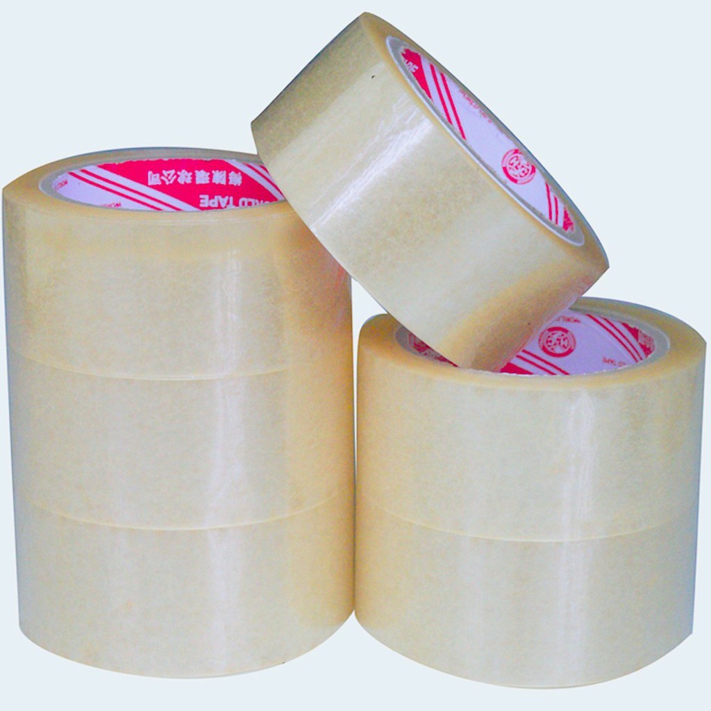 Băng keo đóng hàng 100 yard siêu dính 1 cây 6 cuộn 1.3KG/ cây, chất lượng cao, lõi mỏng, trong suốt