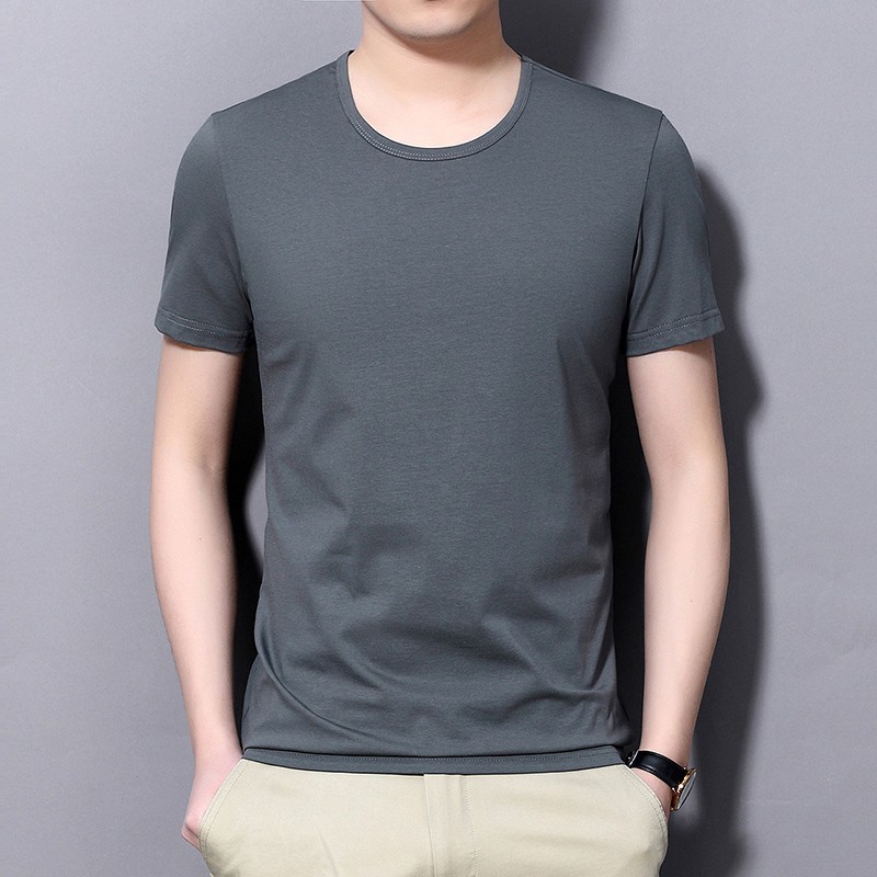 Áo thun nam ngắn tay cổ tròn dáng slimfit, chuẩn thiết kế hàn quốc, cực tôn dáng, lịch sự, trẻ trung(ACT) | BigBuy360 - bigbuy360.vn