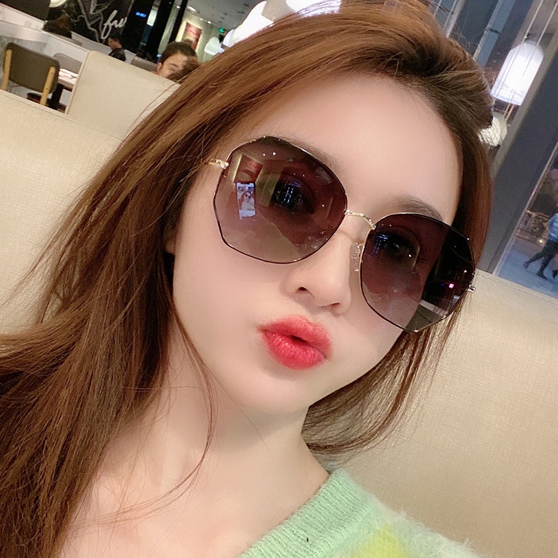 Kính mát nữ K05KK phiên bản Hàn Quốc chống tia UV phân cực kiểu dáng thời trang khung gọng hợp kim thép