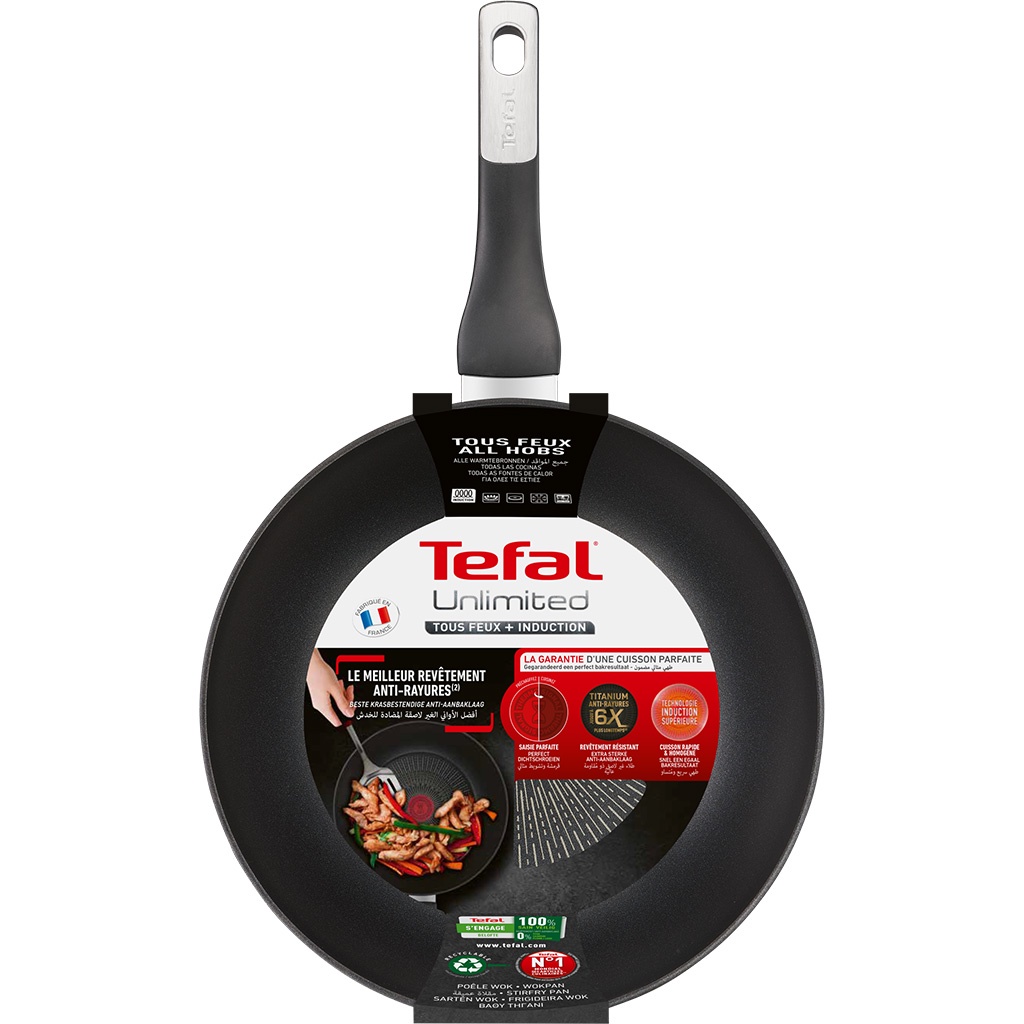 Nhập Pháp - Chảo chiên chống dính sâu lòng Tefal Unlimited 28cm G2551902 - Chính hãng - Bảo hành 24 tháng